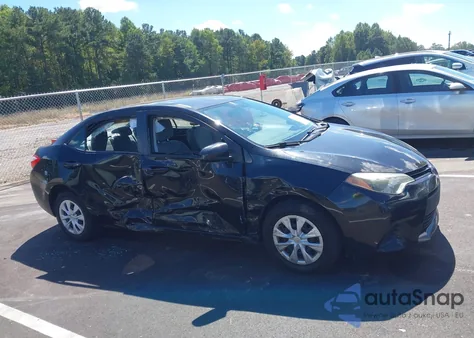 2016 Toyota Corolla L z USA, uszkodzony, nr VIN 2T1BURHE5GC485351